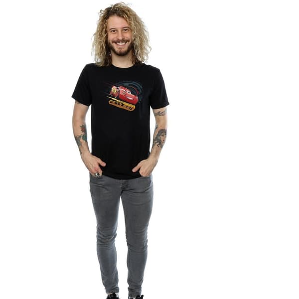Cars Mens Lightning McQueen Cotton T-Shirt