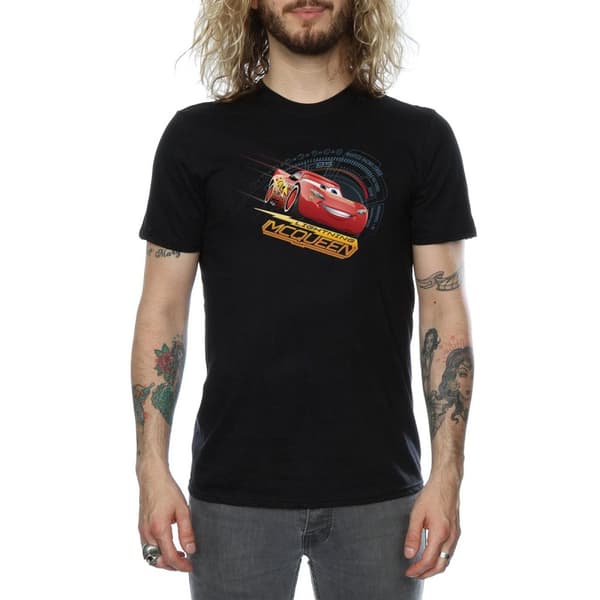 Cars Mens Lightning McQueen Cotton T-Shirt