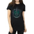 Miniatyrbillede 5 af 5: Harry Potter Womens/Ladies Slytherin Cotton Boyfriend T-Shirt