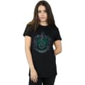 Miniatyrbillede 2 af 5: Harry Potter Womens/Ladies Slytherin Cotton Boyfriend T-Shirt