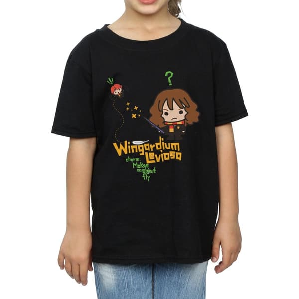 Harry Potter Wingardium Leviosa Hermione T-shirt för flickor