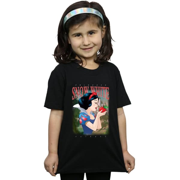 Snow White And The Seven Dwarfs Girls Montage Cotton T-Shirt
