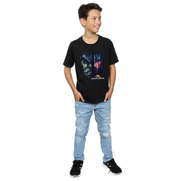 Thor: Ragnarok Boys Hulk Split Face Cotton T-Shirt