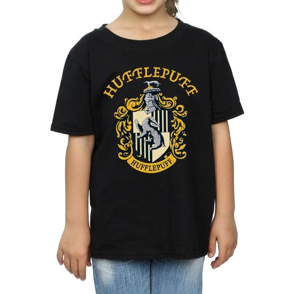 Harry Potter Girls Hufflepuff Cotton T-Shirt