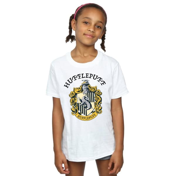 Harry Potter Girls Hufflepuff Cotton T-Shirt