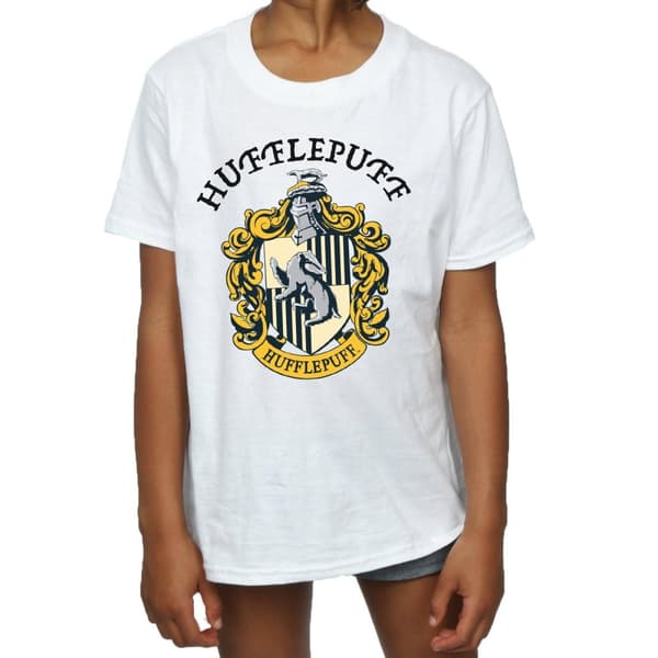 Harry Potter Girls Hufflepuff Cotton T-Shirt