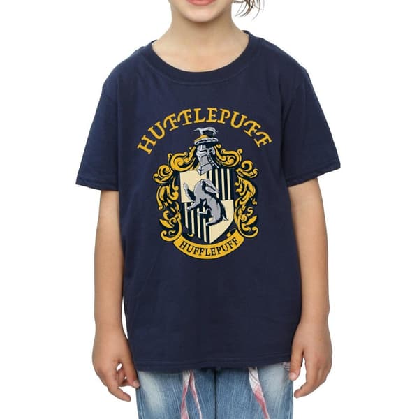 Harry Potter Girls Hufflepuff Cotton T-Shirt