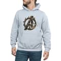 Miniatyrbild 3 av 5: Avengers Infinity War Unisex vuxen logotyp huvtröja i bomull