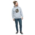 Miniatyrbild 4 av 5: Avengers Infinity War Unisex vuxen logotyp huvtröja i bomull