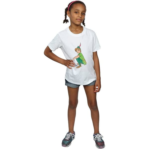 Peter Pan Klassisk bomulls-T-shirt för flickor