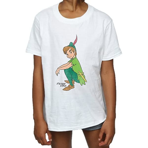 Peter Pan Klassisk bomulls-T-shirt för flickor