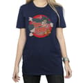 Pikkukuva 5 / 5: Tom and Jerry Womens/Ladies Catch Cotton Boyfriend T-Shirt