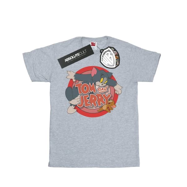 Tom and Jerry Womens/Ladies Catch Cotton Boyfriend T-Shirt