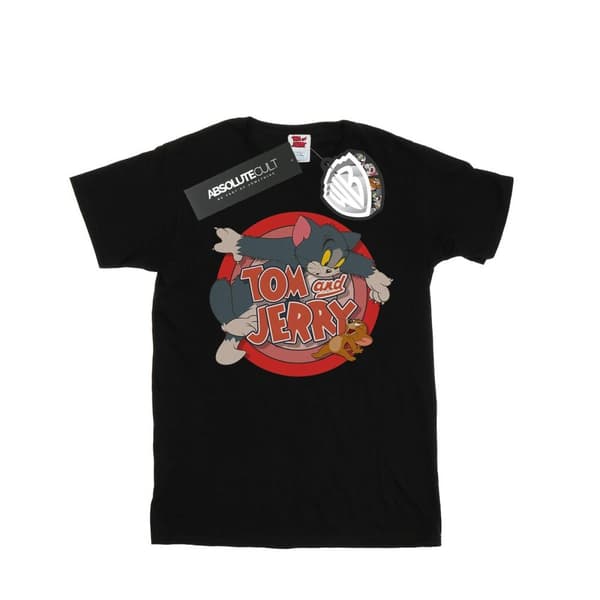 Tom and Jerry Womens/Ladies Catch Cotton Boyfriend T-Shirt