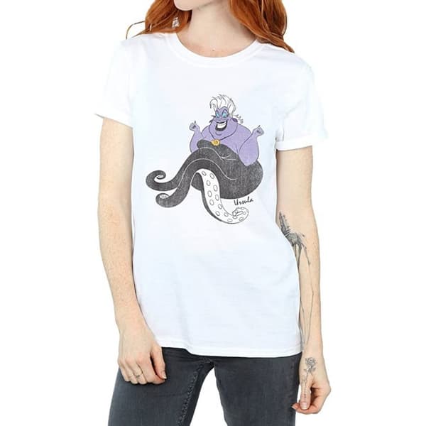 The Little Mermaid Dam/dam Ursula - Boyfriend-t-shirt i bomull