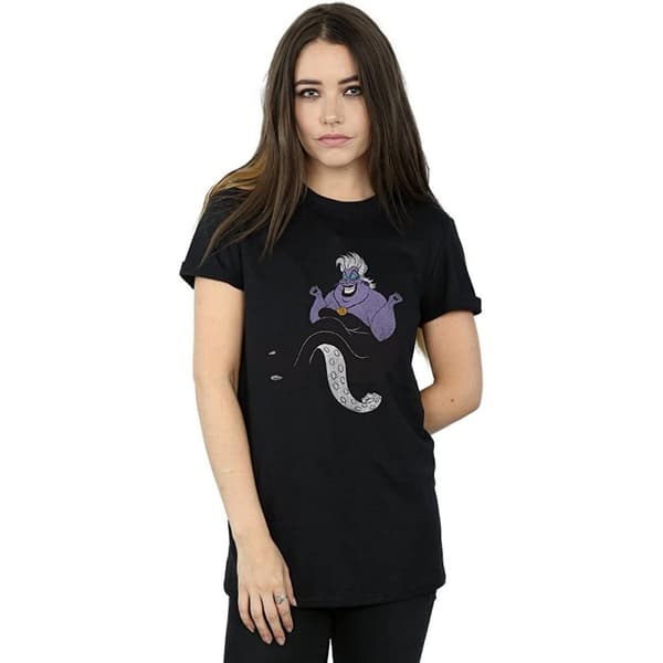 The Little Mermaid Womens/Ladies Ursula Cotton Boyfriend T-Shirt
