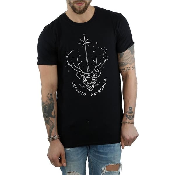 Harry Potter Mens Expecto Patronum Cotton T-Shirt