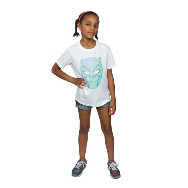 Black Panther Girls Cotton T-Shirt