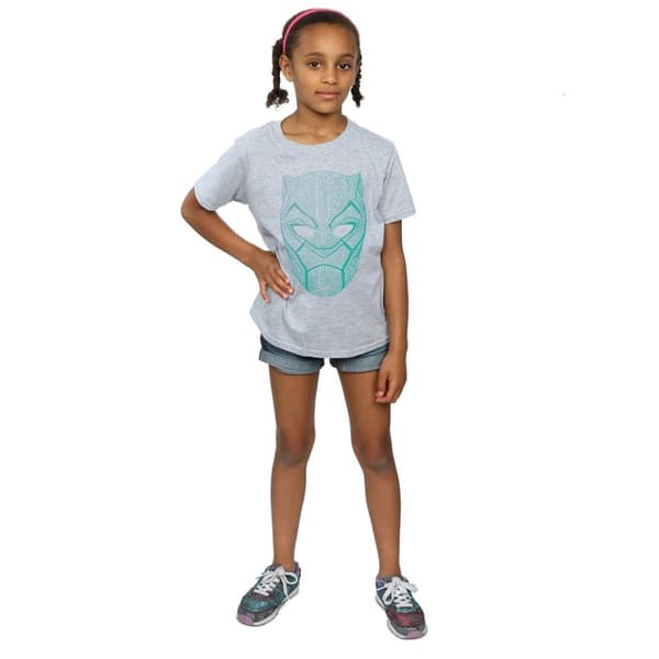 Black Panther Girls Cotton T-Shirt