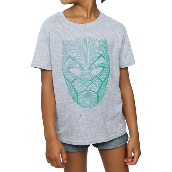Black Panther Girls Cotton T-Shirt