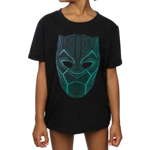 Black Panther Girls Cotton T-Shirt