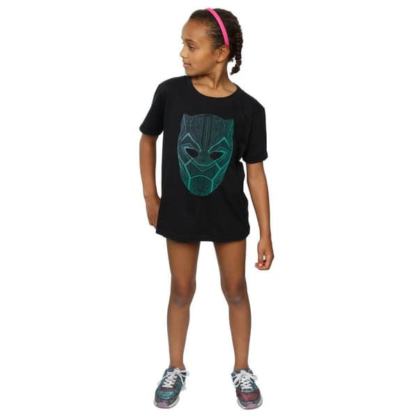 Black Panther Girls Cotton T-Shirt