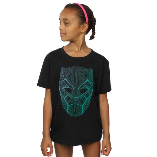 Black Panther Girls Cotton T-Shirt