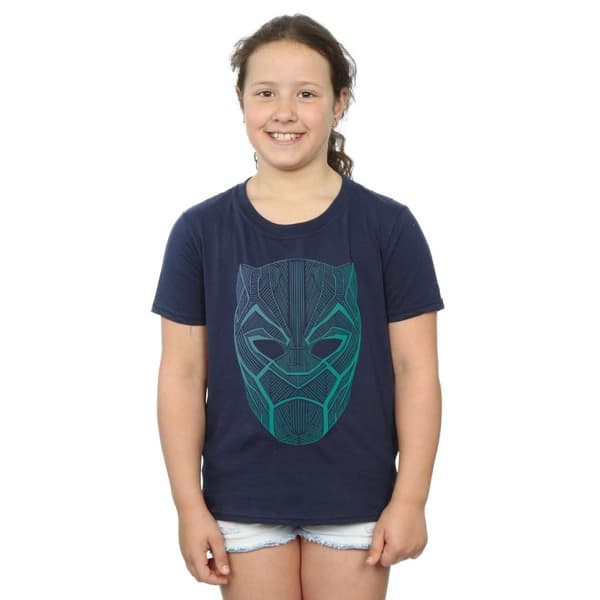 Black Panther Girls Cotton T-Shirt