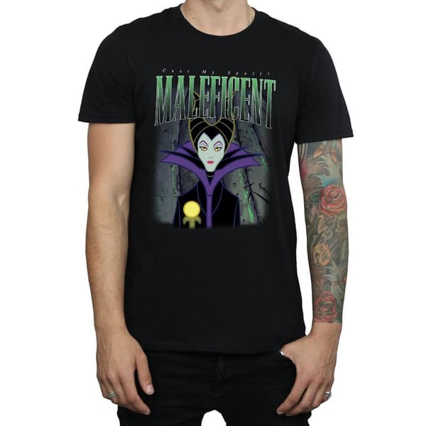 Maleficent Mens Montage Cotton T-Shirt
