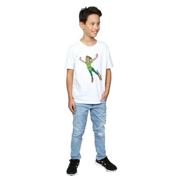 Peter Pan Classic Flying T-shirt i bomull för pojkar