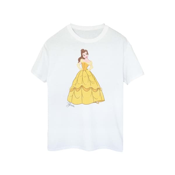 Beauty And The Beast Dam/Herr Belle Boyfriend T-shirt i bomull