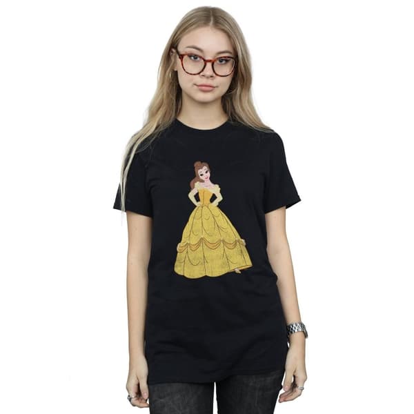 Beauty And The Beast Dam/Herr Belle Boyfriend T-shirt i bomull