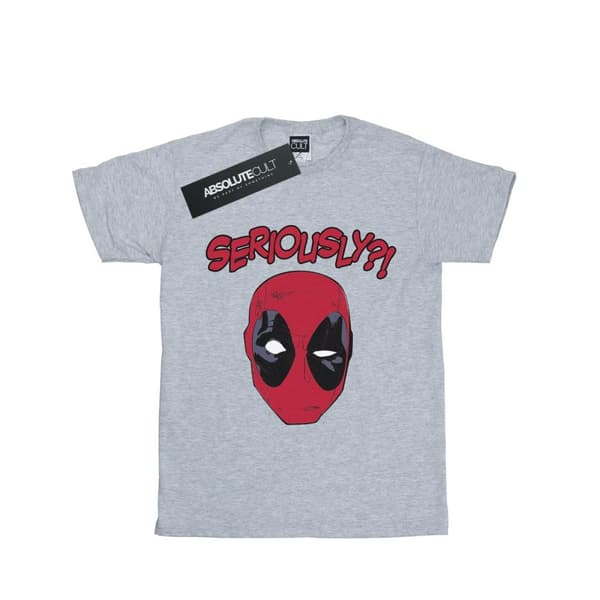 Deadpool Womens/Ladies Seriously Cotton Boyfriend T-Shirt