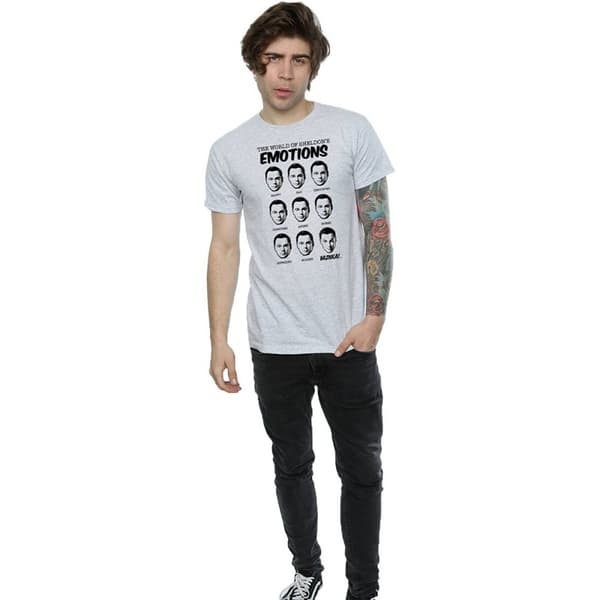 The Big Bang Theory Mens Sheldon Emotions T-Shirt