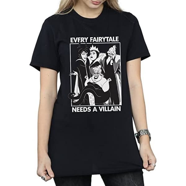 Disney Womens/Ladies Every Fairy Tale Needs A Villain Cotton T-Shirt