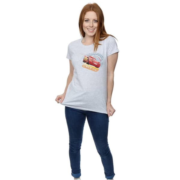Cars Dam/Tjej Blixten McQueen T-shirt i bomull