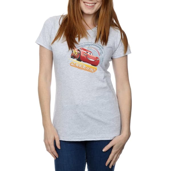 Cars Dam/Tjej Blixten McQueen T-shirt i bomull