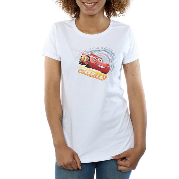 Cars Dam/Tjej Blixten McQueen T-shirt i bomull