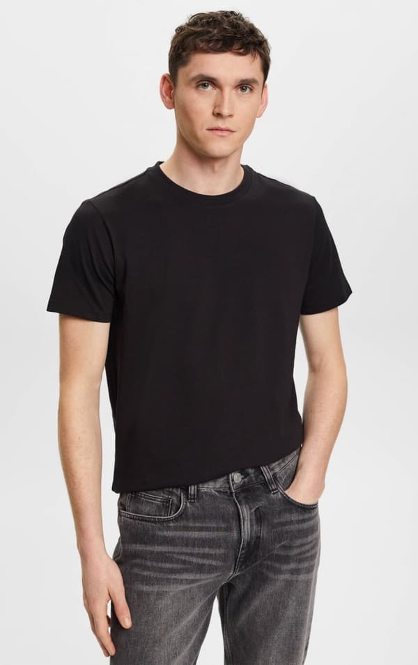 Esprit - T-shirt 993EE2K303 Rundhals, Slim