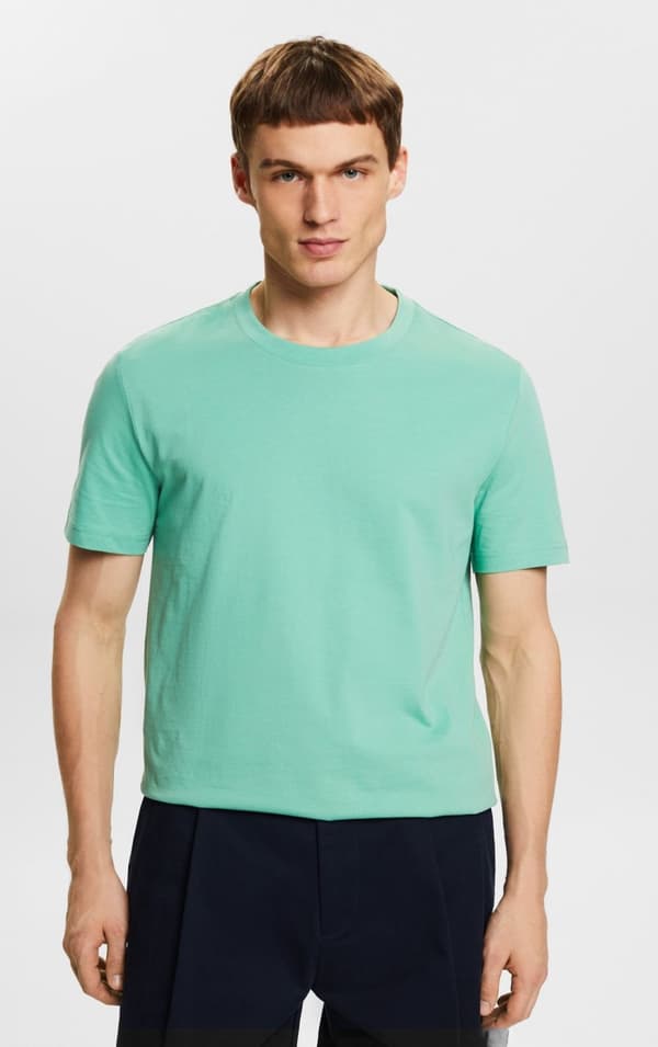 Esprit - T-shirt 993EE2K303 Rundhals, Slim