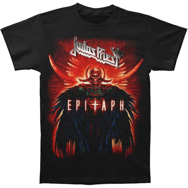 Judas Priest Unisex Adult Epitaph Jumbo Cotton T-Shirt Black L