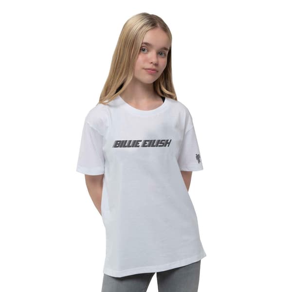Billie Eilish Childrens/Kids Racer Logo Cotton T-Shirt