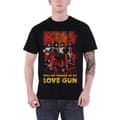 Miniatyrbillede 1 af 3: Kiss Unisex Adult Love Gun Glow Cotton T-Shirt