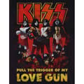 Miniatyrbillede 3 af 3: Kiss Unisex Adult Love Gun Glow Cotton T-Shirt