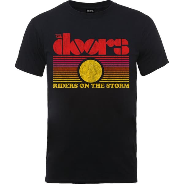 The Doors Unisex vuxen Riders On The Storm Sunset T-shirt i bomull