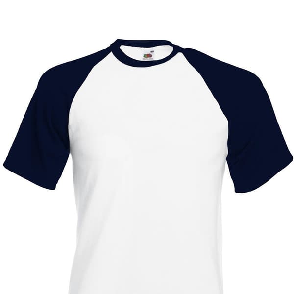 B&C Kortärmad baseball T-shirt för män
