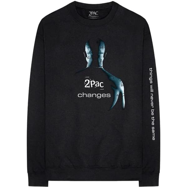 Tupac Shakur Unisex Adult Changes Cotton Long-Sleeved T-Shirt