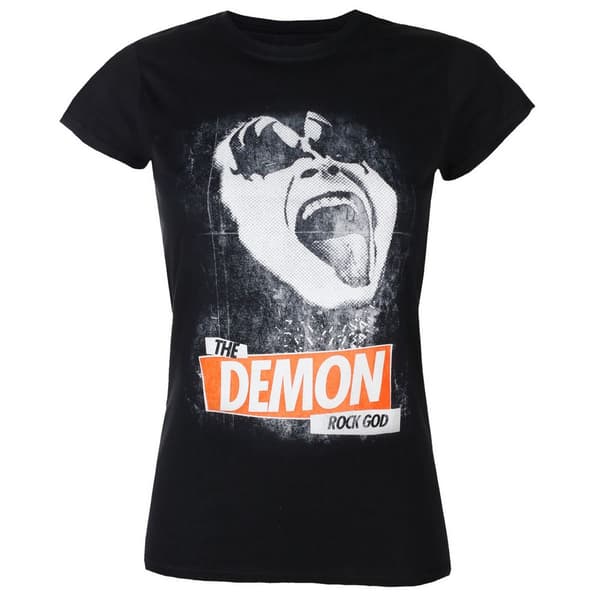 Kiss Womens/Ladies The Demon Rock Cotton T-Shirt