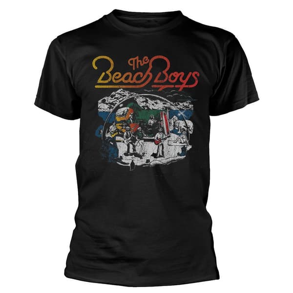 The Beach Boys Unisex Adult Live Drawing Cotton T-Shirt