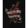 Miniatyrbillede 3 af 3: Nas Unisex Adult Love Tattoo Cotton T-Shirt